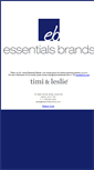 Mobile Screenshot of essentialsbrands.com